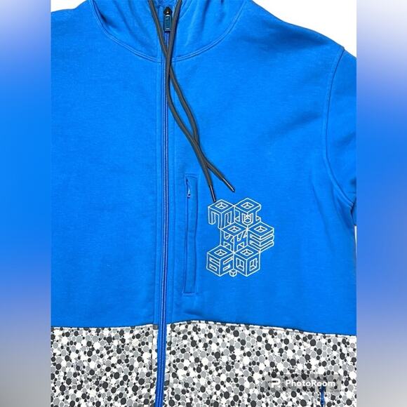 Nike 6.0 Men's Full-Zip Performance Hoodie Jacket, Blue, Size L - Picture 5 of 12
